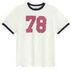 Bawełniany t-shirt z nadrukiem oversize NOWEAR