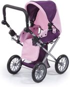 Bayer Design, City Star Combi, głęboki wózek dla lalek z torbą, fioletowo-różowy
