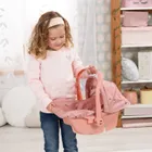 Bayer Design, Deluxe, fotelik samochodowy dla lalek z baldachimem, różowy