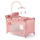 Bayer Design, łóżko turystyczne dla lalek z karuzelą, różowe