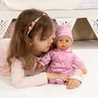 Bayer Design, Pierwsze słowa, interaktywna lalka bobas, różowa, 38 cm