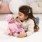 Bayer Design, Reborn, lalka bobas z butelką i smoczkiem, 38 cm