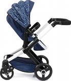 Bayer Design, Xeo Combi, głęboki wózek dla lalek z torbą, granatowy