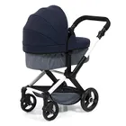 Bayer Design, Xeo Combi, głęboki wózek dla lalek z torbą, niebieski