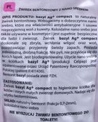 Bazyl, Ag+ Compact, żwirek dla kota, bentonitowy, 5l