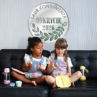 b.box, butelka na wodę tritanowa ze słomką, Night Vision, 600 ml