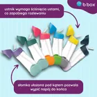 b.box, Indigo Rose, butelka tritanowa ze słomką, 600ml
