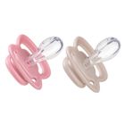 b.box, smoczek symetryczny, 6m+, jagoda/róż, 2 szt.