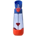 b.box, Superman, butelka tritanowa na wodę ze słomką, 600 ml