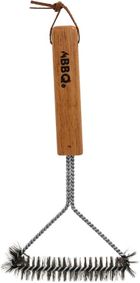 BBQ Line, szczotka do czyszczenia rusztu, z drewnianą rączką, 14-30 cm