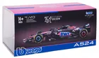Bburago, Alpine A524 Bahrain GP 2024, Bolid F1, model pojazdu, 1:43