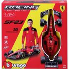 Bburago, Ferrari SF-23 Charles Leclerc, Bolid F1, model pojazdu do złożenia, 1:24