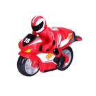 Bburago, motocykl zdalnie sterowany z figurką, czerwony