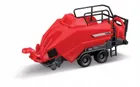 Bburago, Tractor Gift Set Massey Ferguson 8740S, traktor z przyczepą i akcesoriami