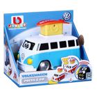 Bburago, VW Samba, pojazd z buźkami, niebieski
