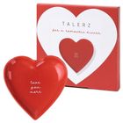 Be Happy, Love You More, talerzyk, w kształcie serca