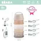 Beaba, Clay, pojemniki na mleko w proszku, 4-110 ml