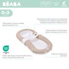 Beaba, Cocoony, kokon niemowlęcy, gniazdo, heather clay, 0-3m