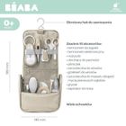Beaba, kosmetyczka z 10 akcesoriami do pielęgnacji niemowląt, clay