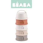 Beaba, pojemniki na mleko w proszku, Cotton White/Terracotta