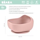 Beaba, silikonowa miseczka z przyssawką, Cotton Candy