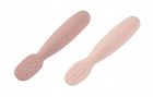 Beaba, zestaw silikonowych pierwszych łyżeczek-gryzaków, cotton candy, sorbet, 2 szt.