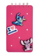 Beniamin, Lilo i Stitch, silikonowy notes na spirali, 15-8,5 cm, 1 szt.