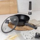 Berlinger Haus, Anthracite, głęboka patelnia tytanowa, 24 cm