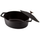 Berlinger Haus, Black Rose, garnek żeliwny, owalny, 4.6l