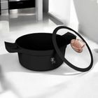 Berlinger Haus, garnek tytanowy, black rose, 24 cm