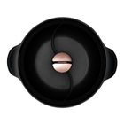 Berlinger Haus, garnek tytanowy hot pot z pokrywą, black rose, 30 cm