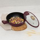 Berlinger Haus, Leonardo, płaski garnek tytanowy z pokrywą, 3.8l