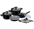 Berlinger Haus, Monaco, zestaw: garnki tytanowe + patelnie + akcesoria, 12 elementów