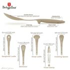 Berlinger Haus, Taupe, zestaw przyborów kuchennych