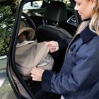 BeSafe, osłona na fotelik przed wiatrem, piaskowa