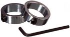 Best Sporting, pierścienie zaciskające na gryf, chrom, ⌀ 30 cm, 2 szt.