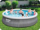 Bestway, basen ogrodowy rozporowy, zestaw 11w1, 457-107 cm