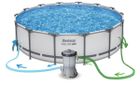 Bestway, basen ogrodowy, stelażowy, 427-107 cm, zestaw 19w1