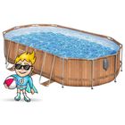 Bestway, basen ogrodowy, stelażowy, zestaw 13w1, 610-366-122 cm