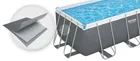 Bestway, basen stelażowy z pompą filtrującą i akcesoriami, prostokątny, 412-201-122 cm, zestaw 11w1
