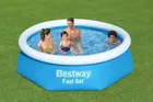Bestway, Fast Set, basen rozporowy z pompą filtracyjną, 2.44-61 cm