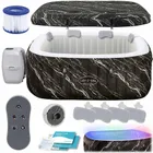 Bestway, Lay-Z Hollywood, dmuchane SPA z akcesoriami, 196-66 cm