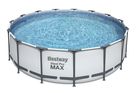 Bestway, Steel Pro Max, basen stelażowy z pompą filtracyjną, 4,57-1,22m