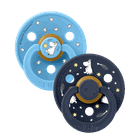 Bibs, Muminki, smoczek uspokajający, kauczuk Hevea, Breeze Mix, rozmiar 1, 2 szt.