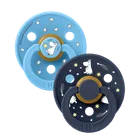 Bibs, Muminki, smoczek uspokajający, kauczuk Hevea, Breeze Mix, rozmiar 2, 2 szt.