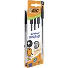 Bic, Cristal Original, długopis, czarny, 4 szt.