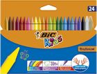 Bic, Kids, Plastidecor, kredki świecowe, 24 kolory
