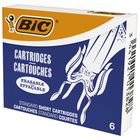 Bic, krótkie naboje do pióra, niebieskie, 6 szt.