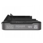 Black&Decker, akumulator, 18V 2,0Ah