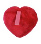 Bling, gąbka do demakijażu wielokrotnego użytku, serce, mix kolorów